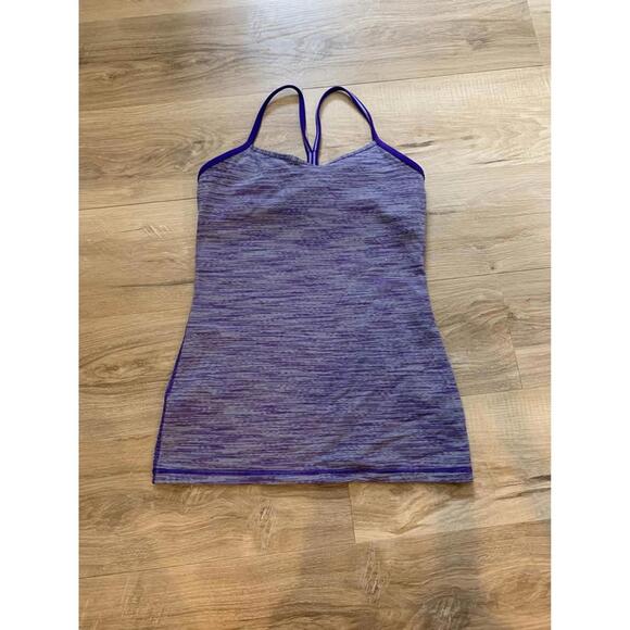 Lululemon Power Y‎ Tank Women's 8 Blue - Picture 3 of 4